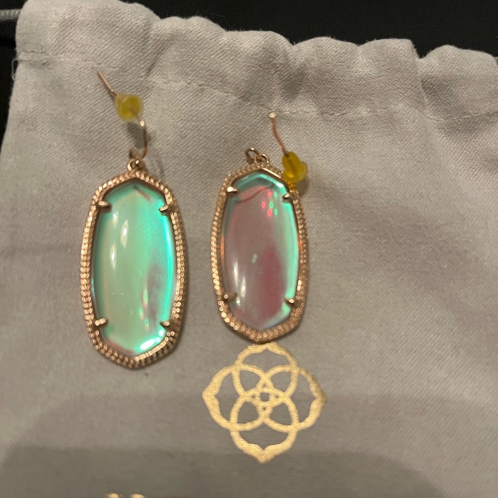 Color Change Crystal Earrings